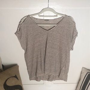 EUC Lucky Brand Striped Top sz L